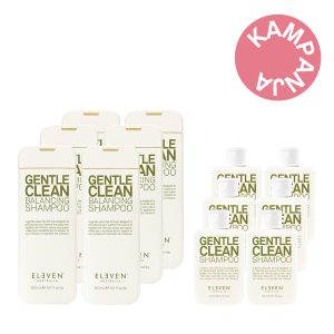 6 X ELEVEN Australia Gentle Clean Balancing Shampoo 300ml & 170ml 6-7/22 DEAL