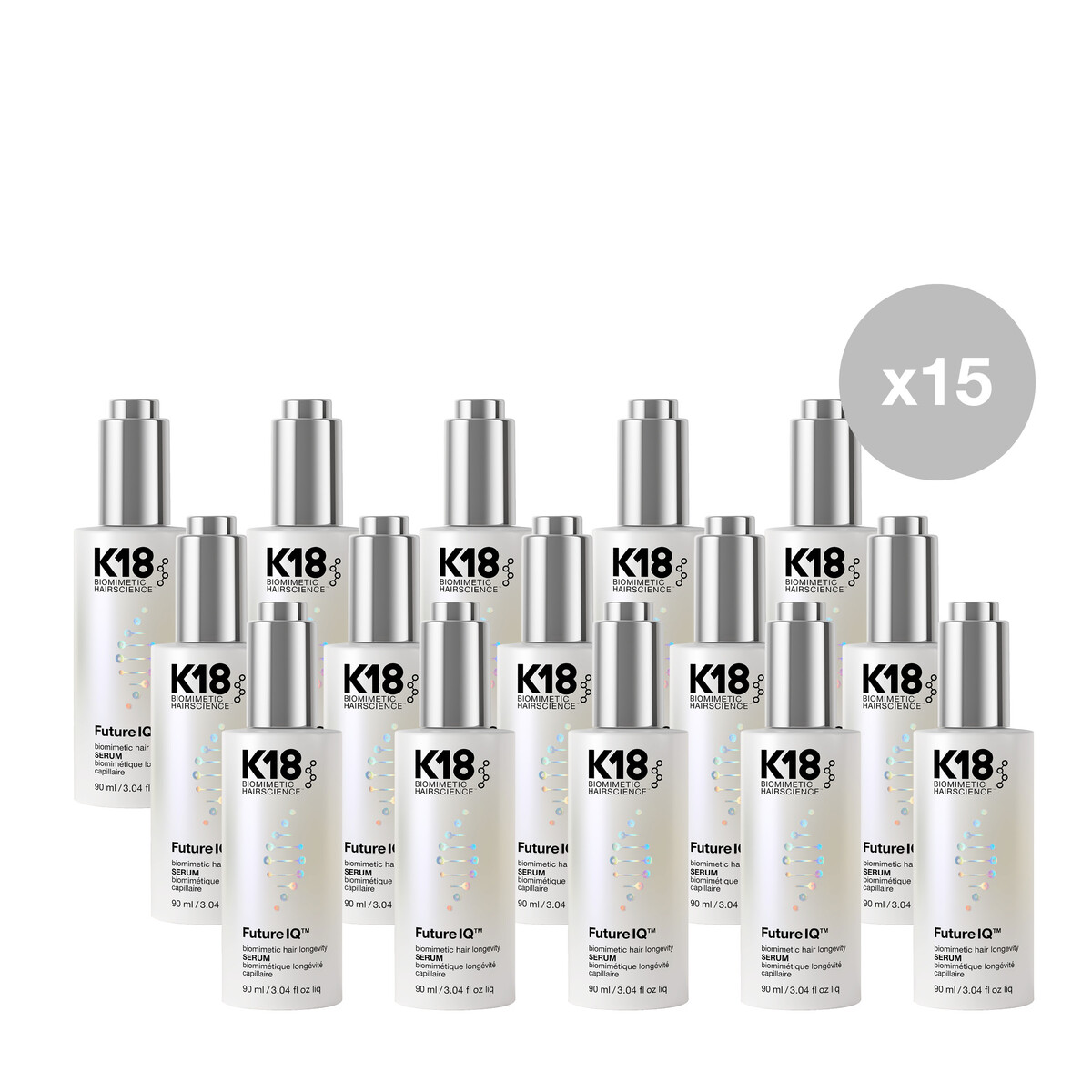 UUTUUS 15 x K18Hair FutureIQ™ Biomimetic Hair Longevity Serum 90ml 8-9/26 DEAL