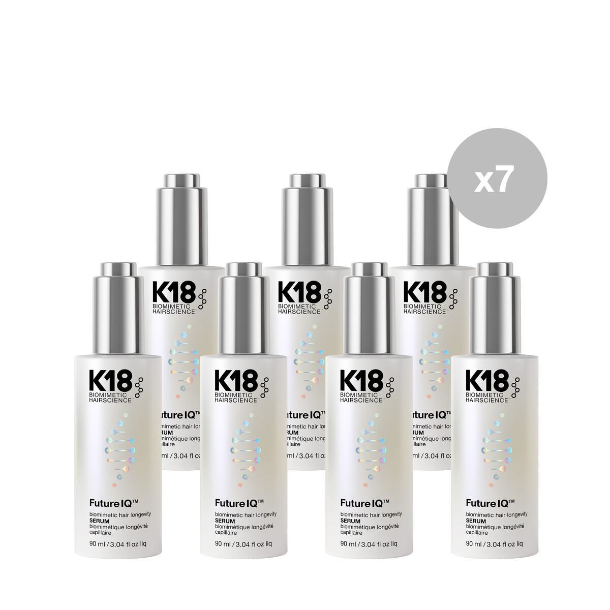 UUTUUS 7 x K18Hair FutureIQ™ Biomimetic Hair Longevity Serum 90ml 8-9/26 DEAL