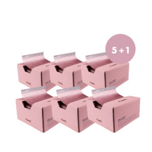 OSTA 5 SAAT 1, PASTELL. FOIL ROSÉ PRECUT -folio 500 kpl, 12,5cm x 28cm,