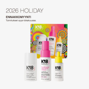 K18 MASK 15ML, HB 47ML, HAIR OIL 10ML - HOLIDAY 26